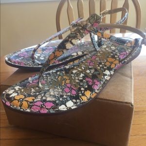 Sam Edelman floral sandals